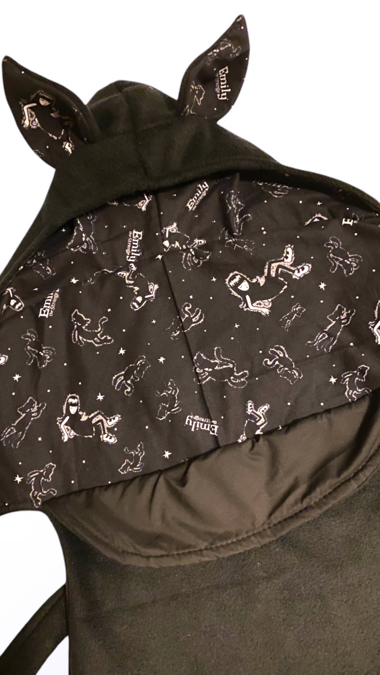 Newborn baby black CAT swaddle blanket