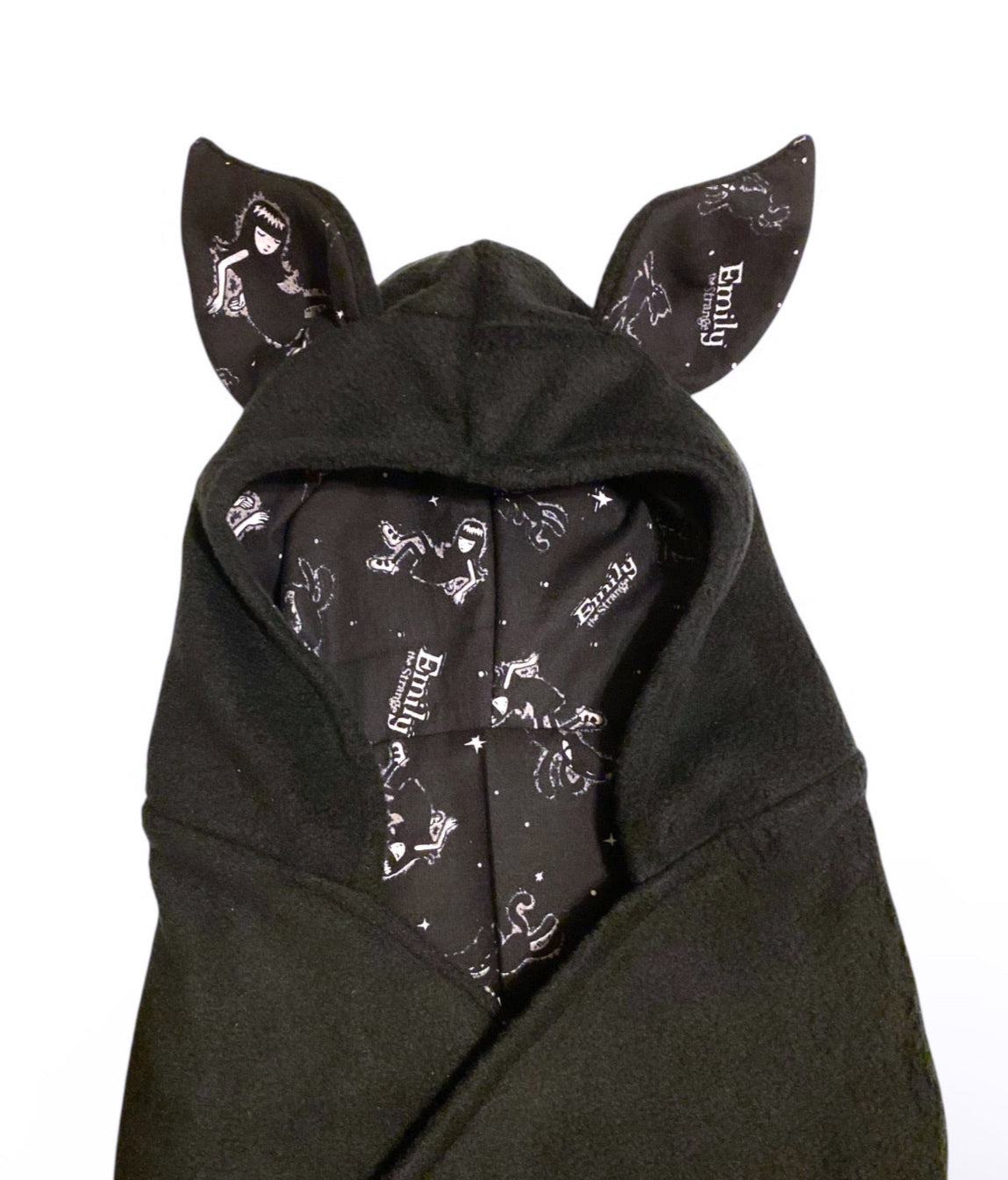 Newborn baby black CAT swaddle blanket