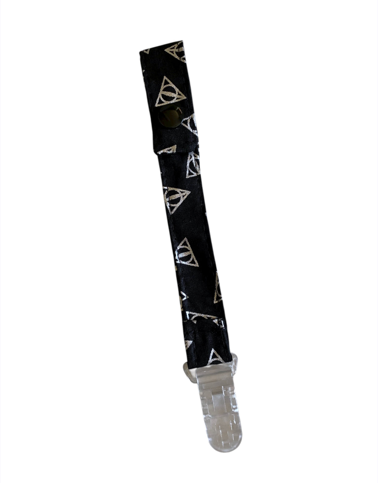 deathly hallows pacifier clip