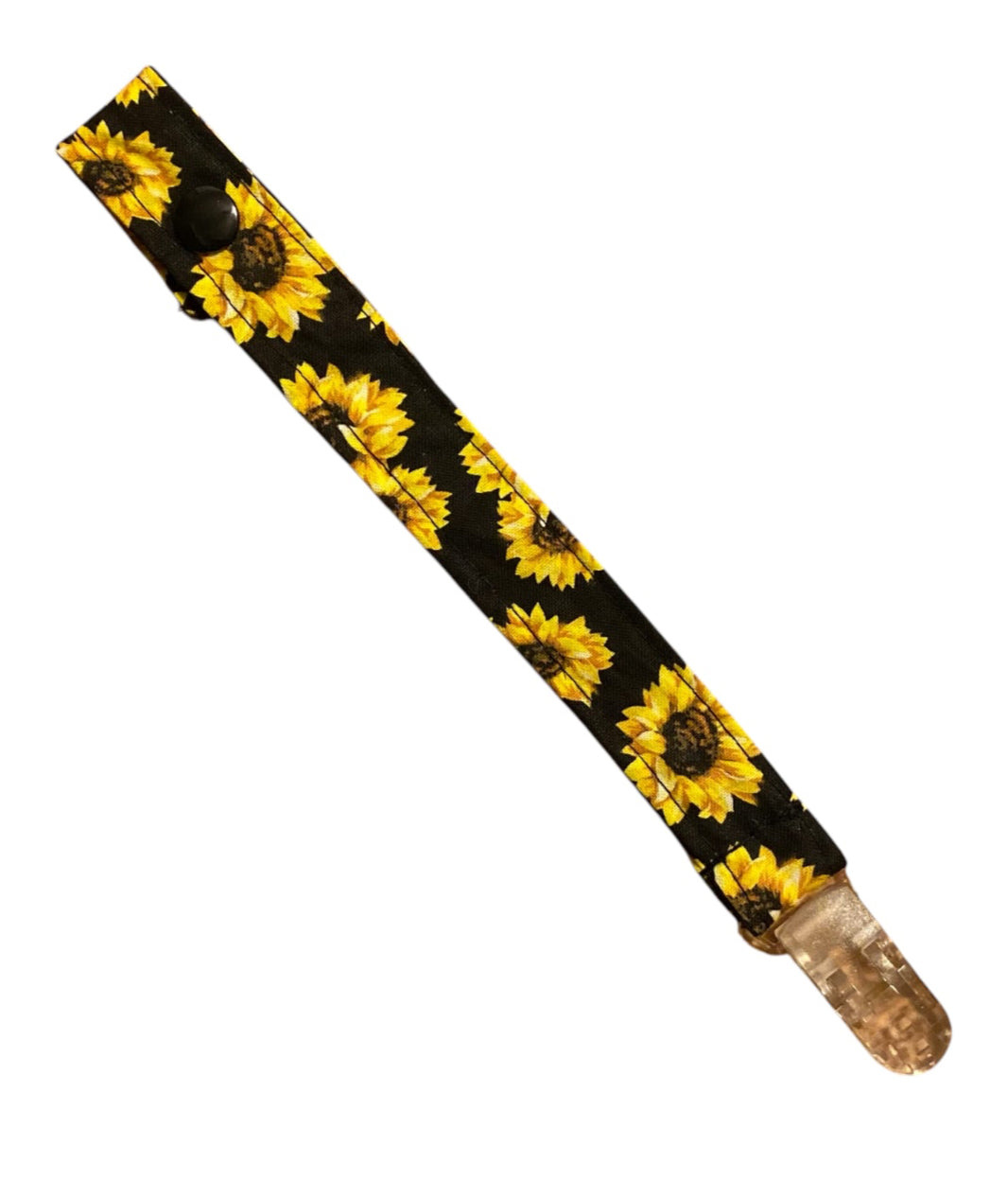 sunflower pacifier clip