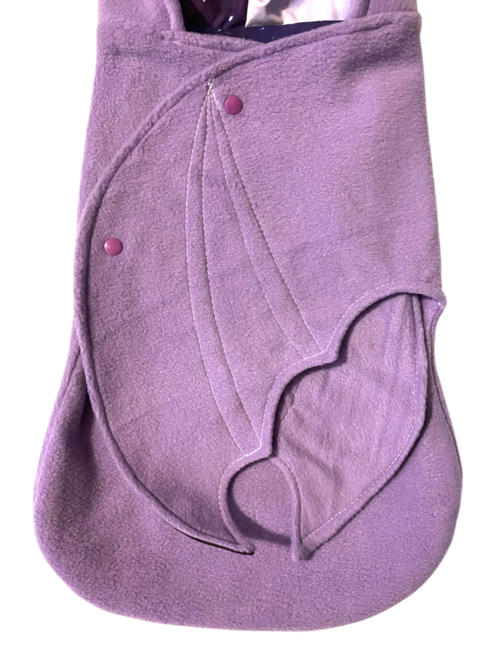 Newborn GALAXY baby swaddle blanket lilac bat blanket