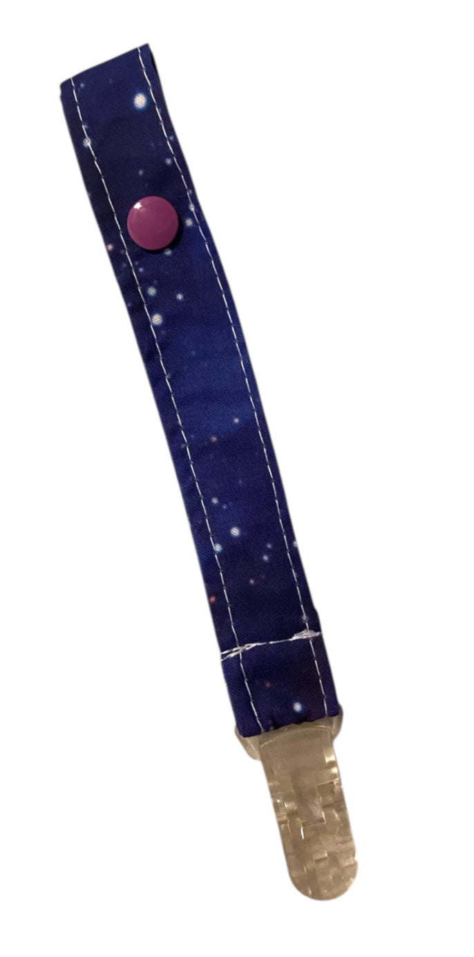 galaxy pacifier clip