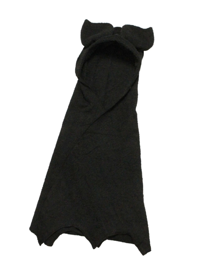 Hooded Baby Bat Towel / Toddler Black Bat bath towel / 100% Cotton bath time cloth / Kids Beach Cover up Summerween