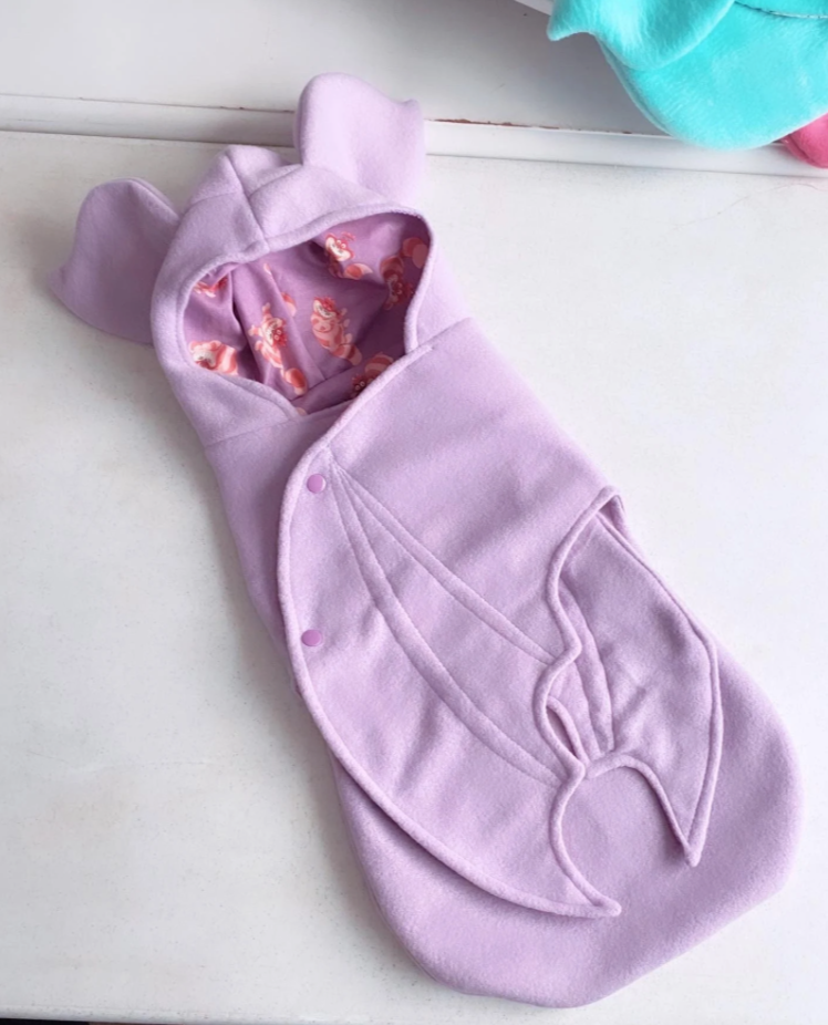 custom baby blanket lilac