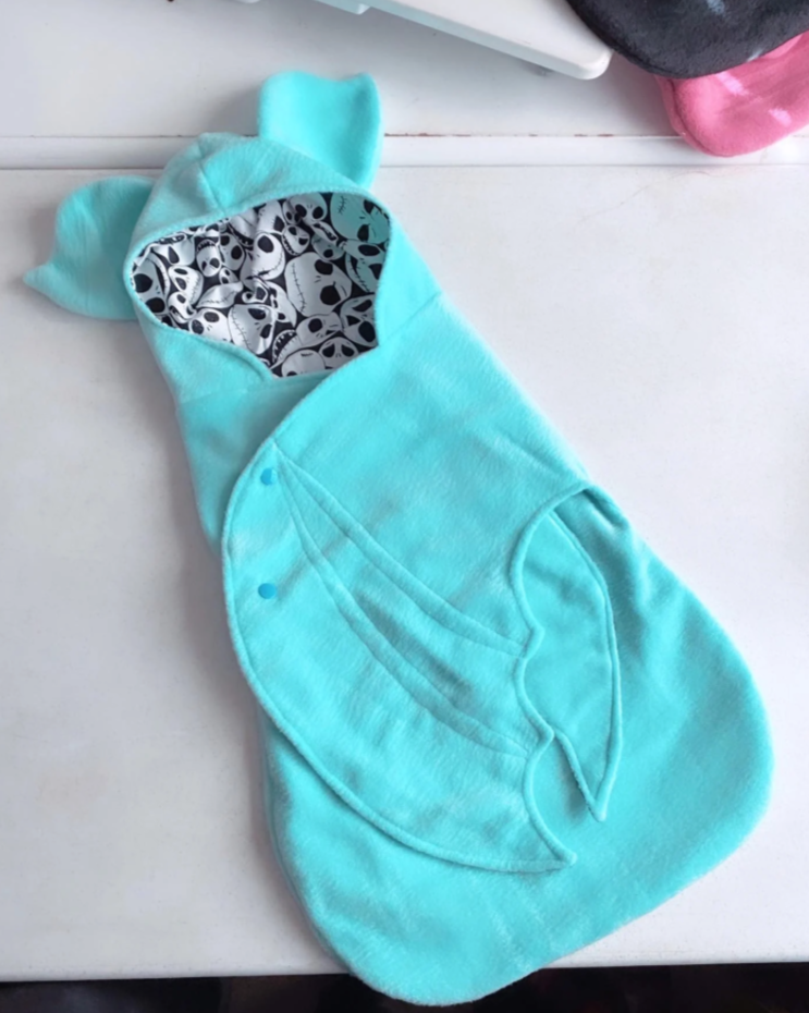 custom baby blanket sample mint