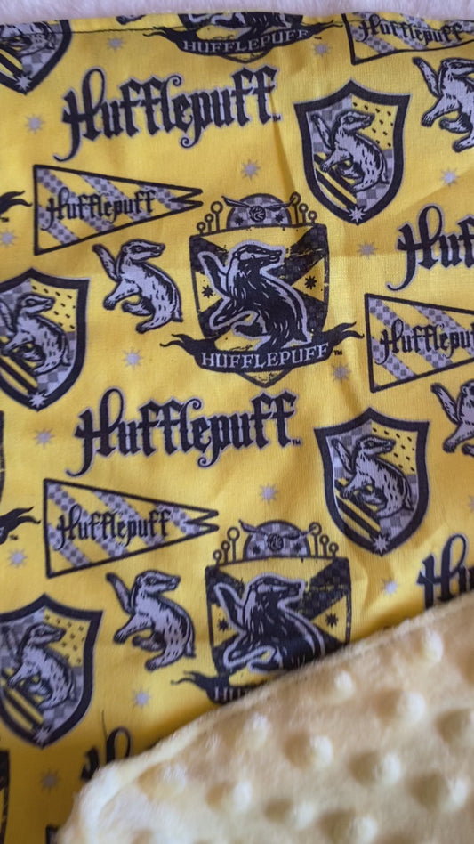 hufflepuff lovey blanket for baby