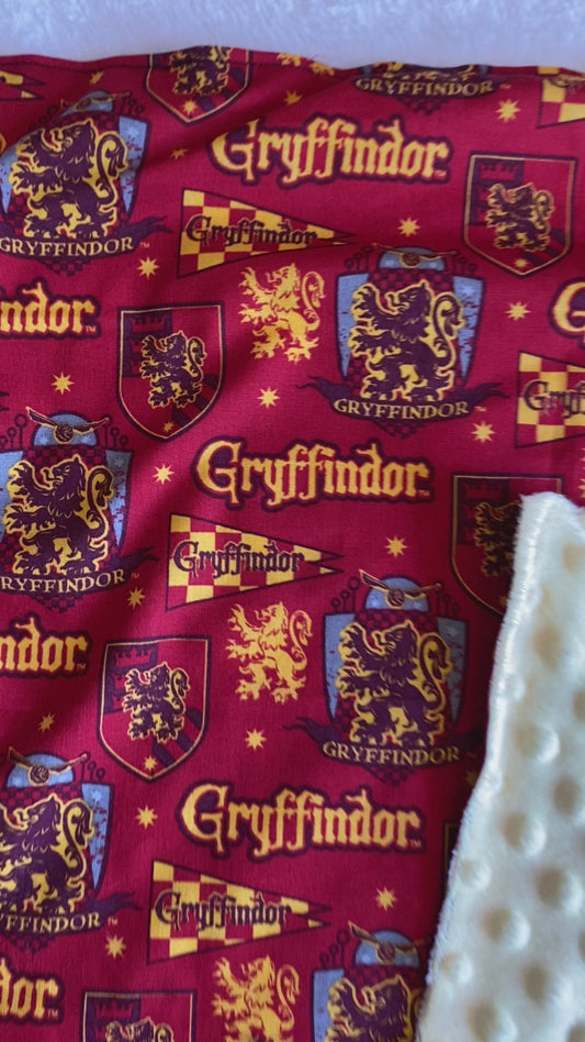 Gryffindor lovey blanket for babies