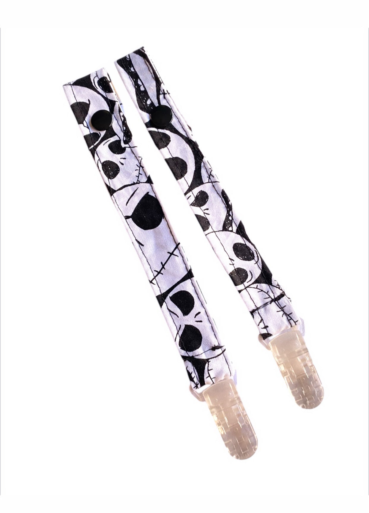skull binky clip