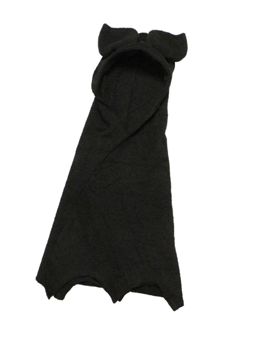 Hooded Baby Bat Towel / Toddler Black Bat bath towel / 100% Cotton bath time cloth / Kids Beach Cover up Summerween
