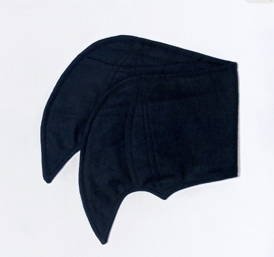 Black Flannel Bat wing Burp cloth / spit up rag / newborn essentials / baby shower gift / new mom present