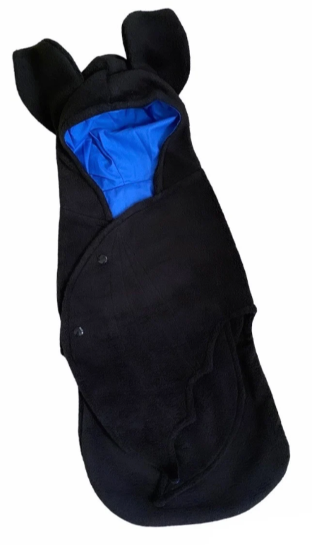 black blue bat blanket