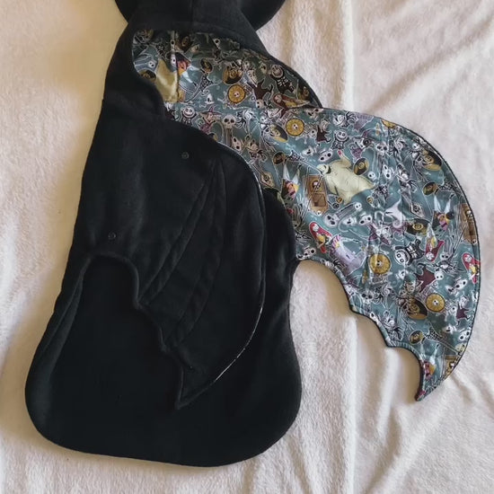nightmare bat swaddle blanket