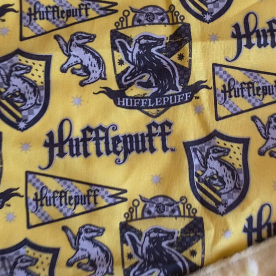 hufflepuff lovey blanket for baby