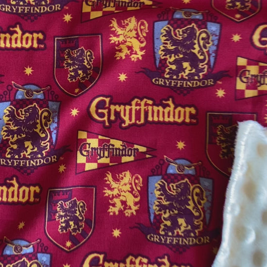 Gryffindor lovey blanket for babies
